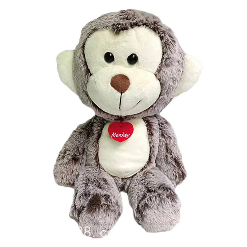 GRS再生超柔小兔毛动物猴子吉祥物毛绒玩具公仔定制